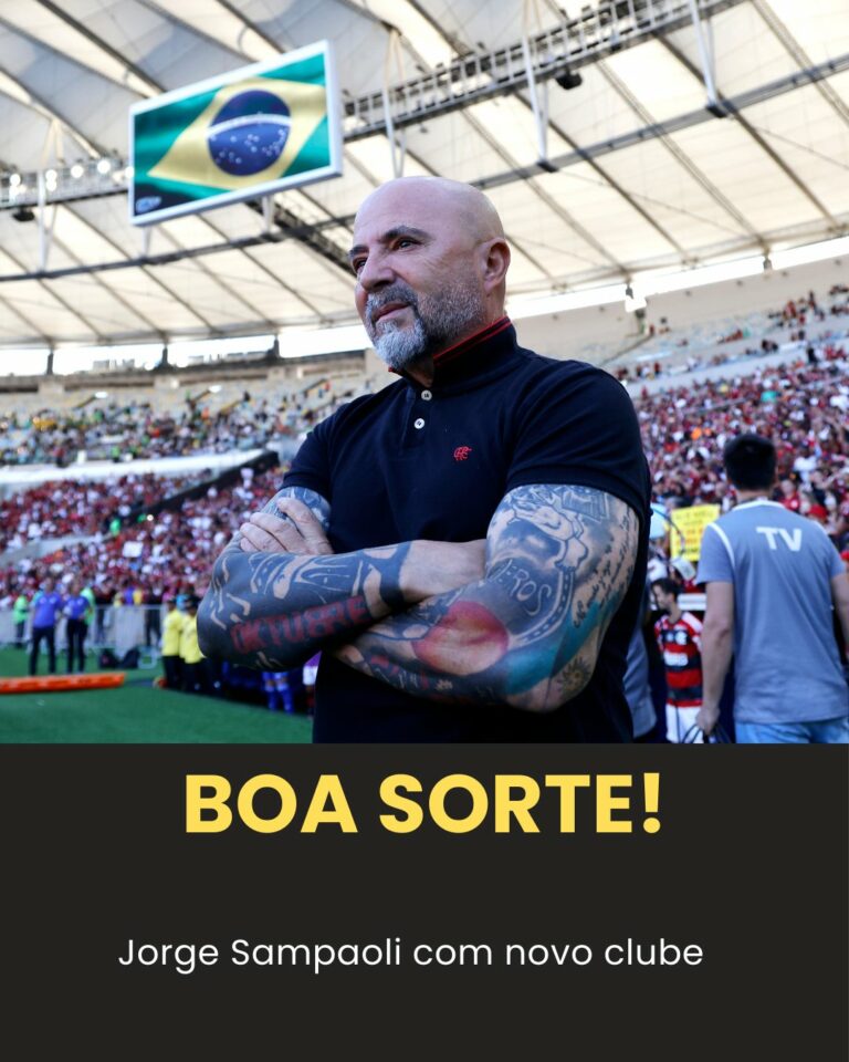 Jorge Sampaoli ex-Flamengo e Santos está fechando com novo clube.