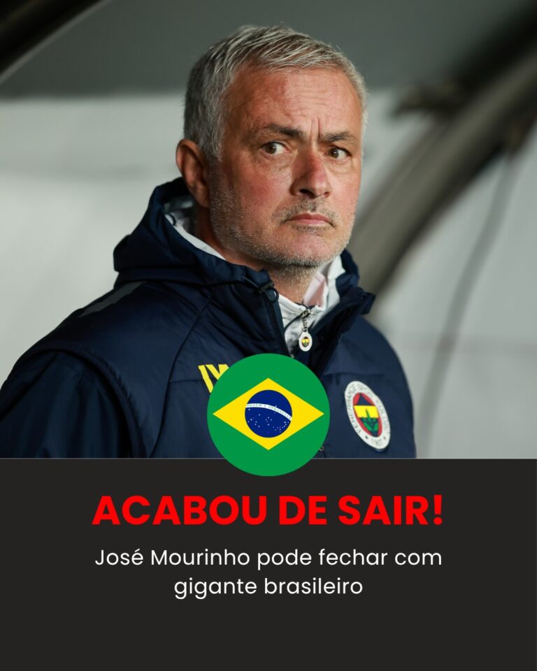 NO BRASIL! José Mourinho pode deixar o Fenerbahçe e fechar com…Ver mais