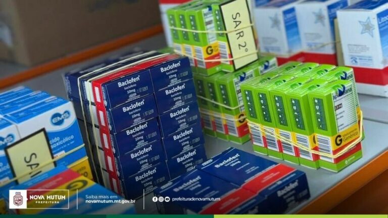 Distribuição de medicamentos em Nova Mutum alcança 2,6 milhões de unidades em 4 …