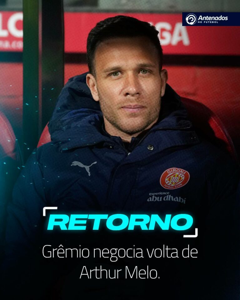 O Grêmio iniciou conversas para repatriar Arthur Melo, campeão da Libertadores d…
