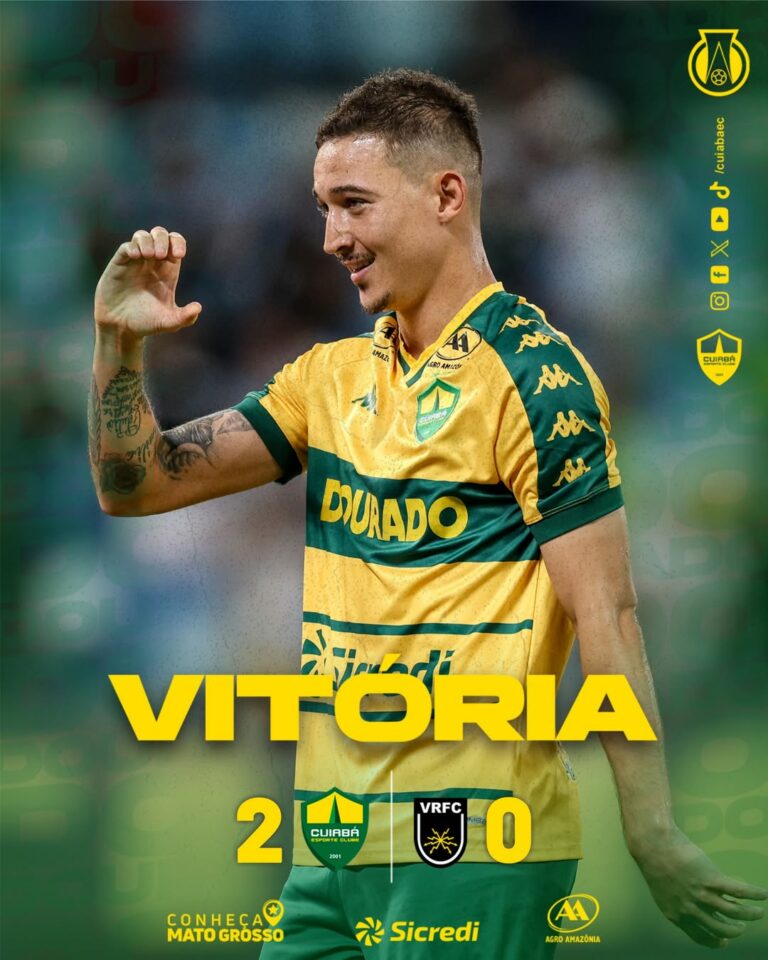 Vitória do Dourado sobre o Volta Redonda. Cuiabá chega aos 31 pontos.
Parabéns, …