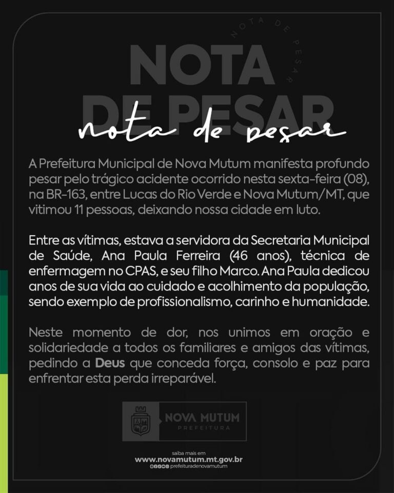 Nota de Pesar