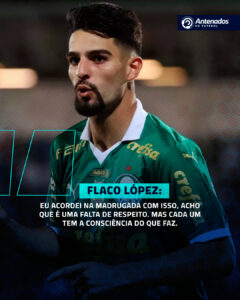 Flaco López contou que, na madrugada de hoje, foi acordado por barulhos de bomba…