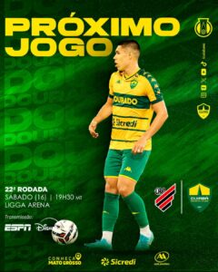 Nosso próximo desafio é no Paraná!

 Athletico-PR
 22ª Rod – Brasileiro Série B
…