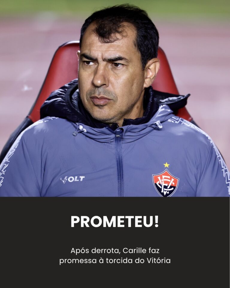 EITA! Após derrota, Carille garantiu que o Vitória irá… Ver mais