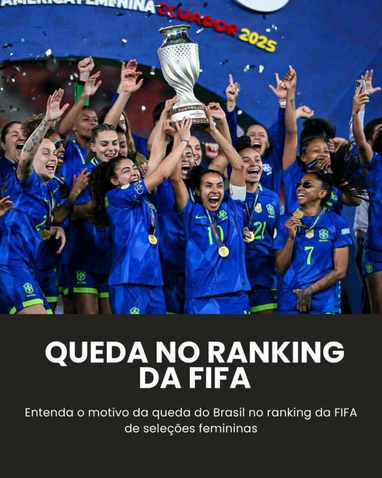DESPENCOU! Seleção Feminina perdeu posições no ranking da FIFA porque…..Ver ma…