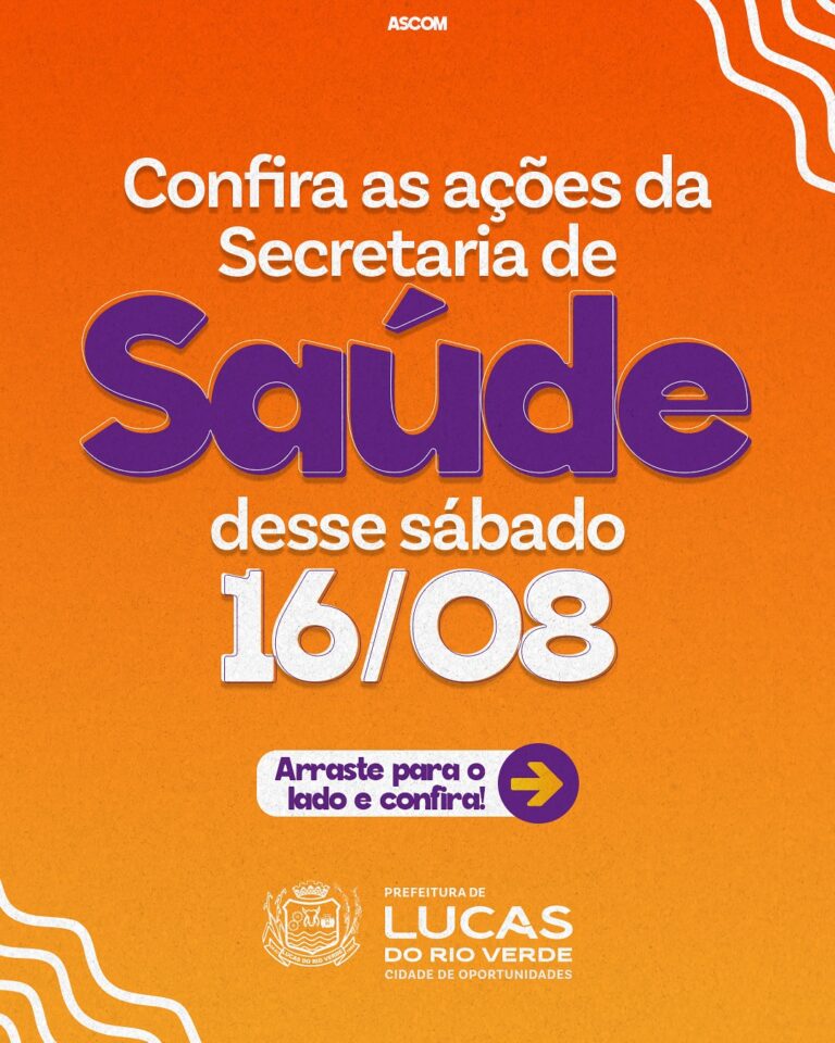 Hoje foi dia de saúde em movimento em Lucas do Rio Verde!

 Vacinação Antirrábi…