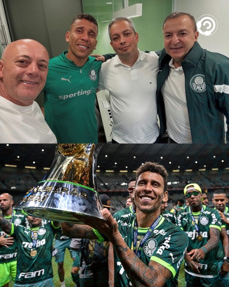Marcos Rocha se emocionou ao despedir do Palmeiras. O lateral está a caminho do…