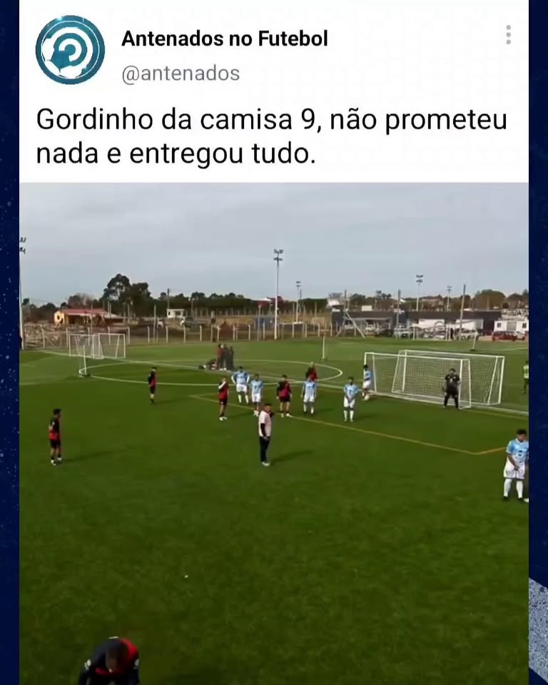 Quem corre é a bola