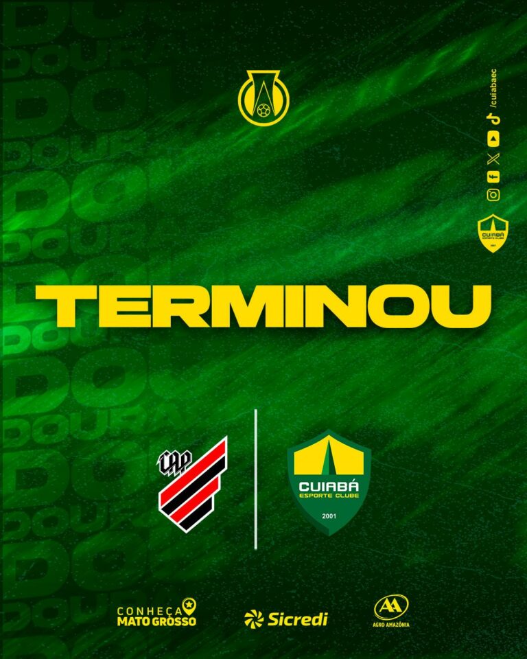 Tudo igual! Cuiabá empata com o Athletico-PR pela Série B do Brasileiro. Dourado…