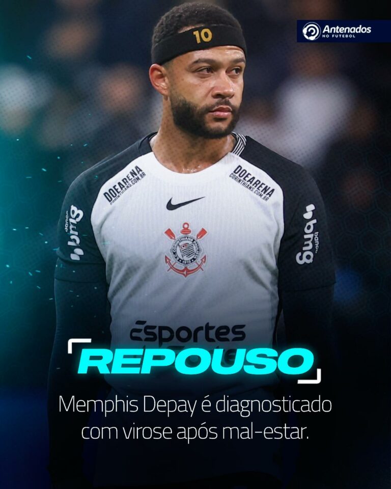Memphis Depay sentiu um mal-estar na última segunda (18), foi diagnosticado com …