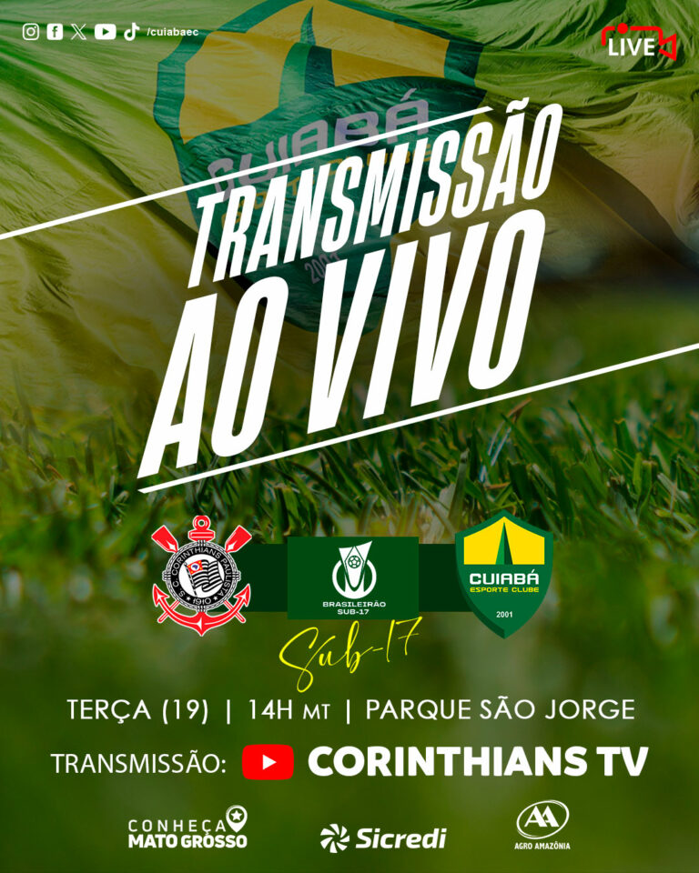 A gurizada do Dourado enfrenta o Corinthians com transmissão AO VIVO, a partir d…