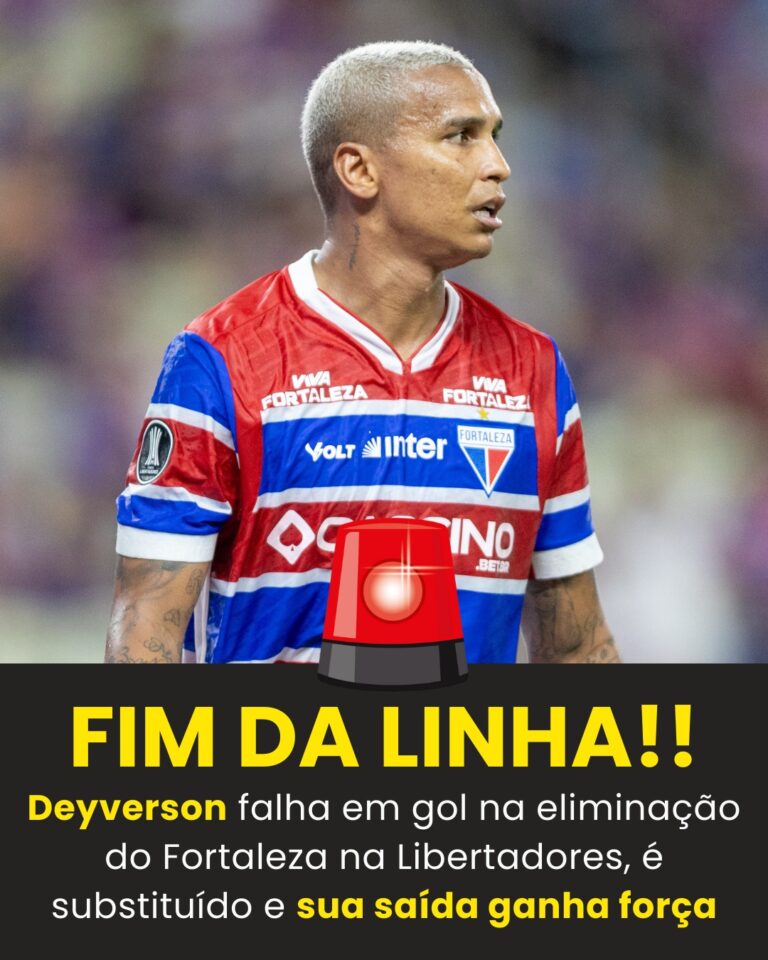 AGORA! Deyverson saindo do Fortaleza após eliminação na Libertadores é…Ver ma…