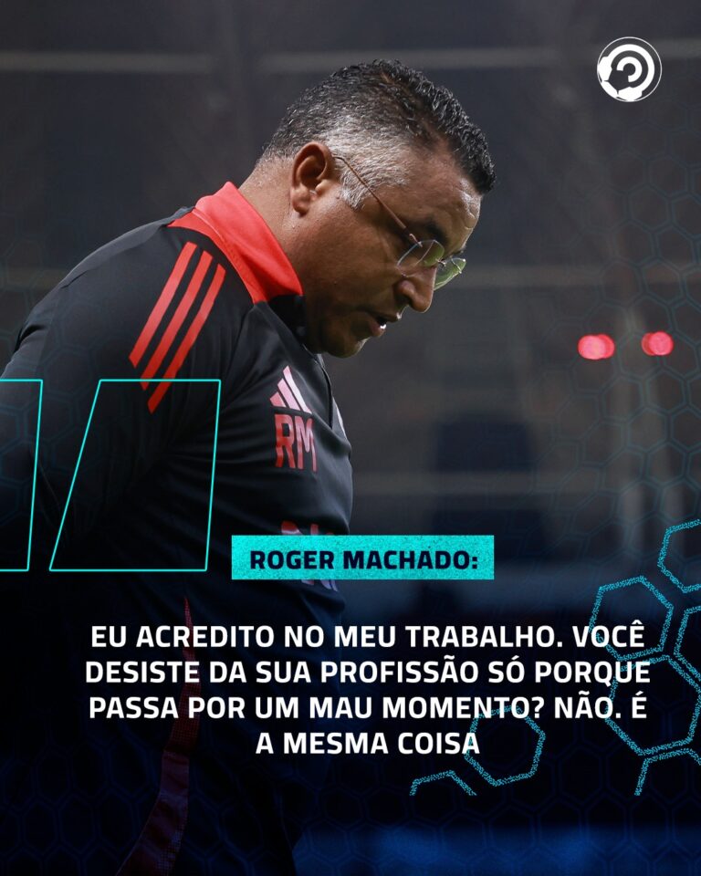Apesar do mau momento do Internacional, Roger Machado segue acreditando no seu t…