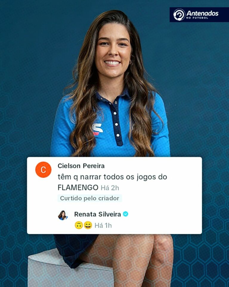 PÉ QUENTE!  Renata Silveira narrou o 8×0, agora os flamenguistas querem ela semp…