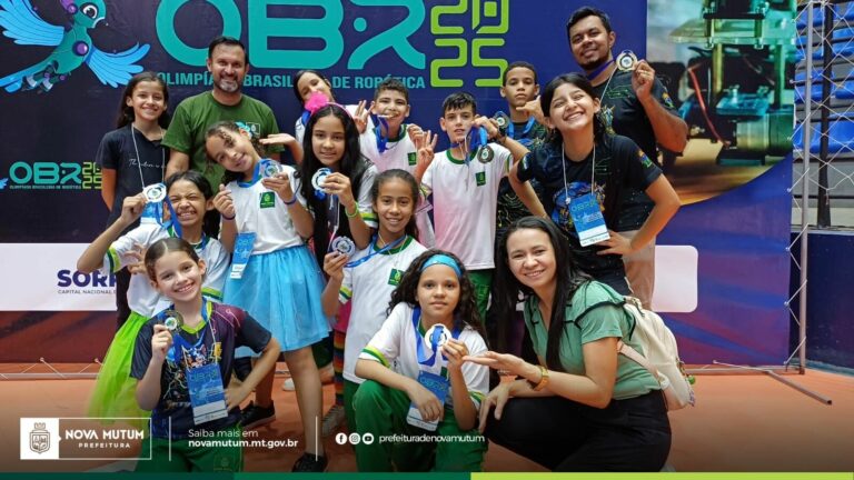 Nova Mutum é tri campeã estadual na Olimpíada Brasileira de Robótica com inovaçã…
