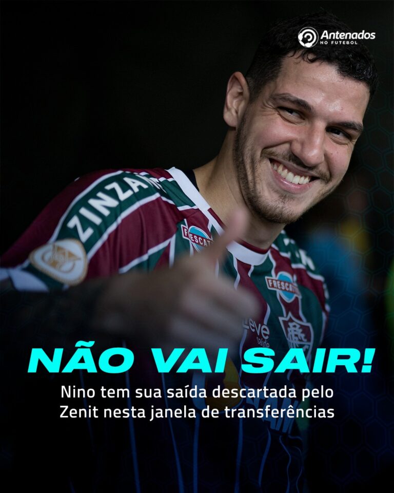 Nino deve seguir no Zenit após interesse de Vasco e Fluminense. 

Fluminense mos…