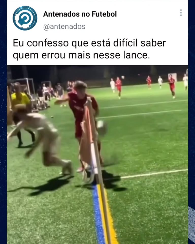 Bandeirinha finge que não viu