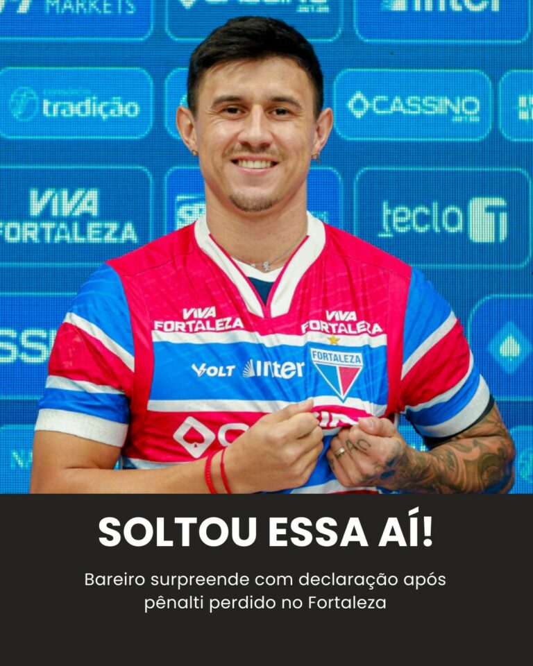 Bareiro acaba de avisar torcida do Fortaleza que…Ver mais