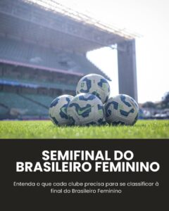O que cada time precisa fazer para se classificar à final do Brasileirão Feminin…