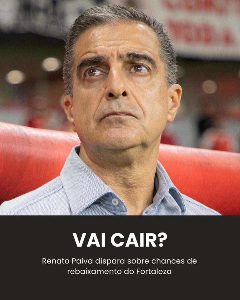 Paiva acaba de afirmar que rebaixamento do Fortaleza…Ver mais