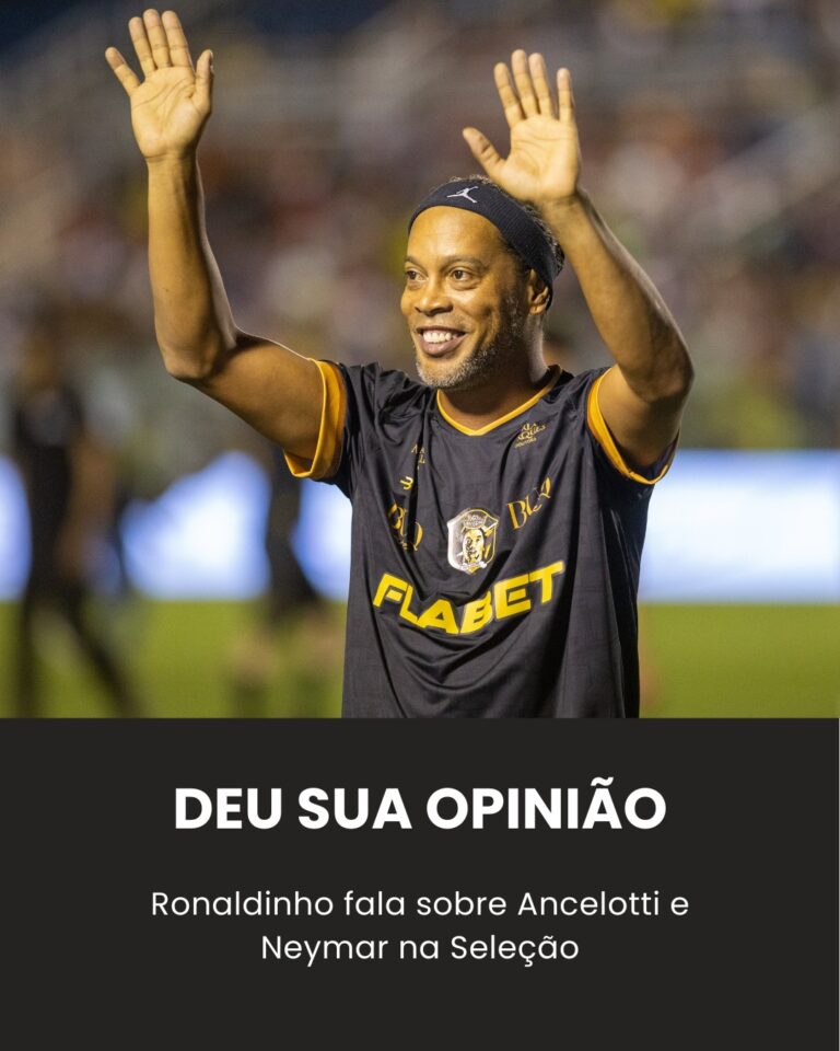 FOI HONESTO! Ronaldinho abre o jogo e diz que Neymar… Ver mais