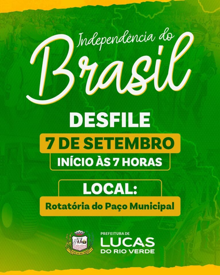 A Prefeitura de Lucas do Rio Verde convida todas as famílias luverdenses para o …