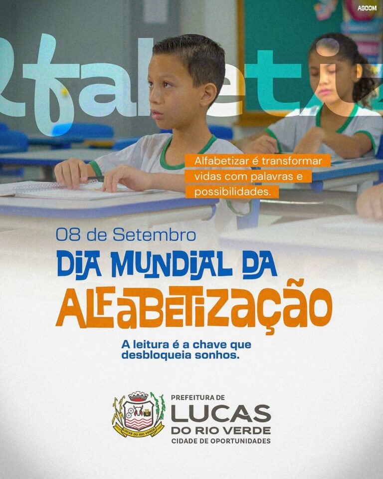 Ler o mundo é o primeiro passo para transformá-lo. 

No Dia Mundial da Alfabetiz…