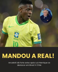 Ancelotti não se intimidou e resolveu dar um aviso forte após Luiz Henrique mud…