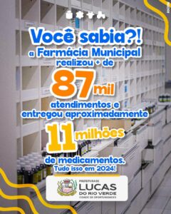 Cuidar da nossa gente é a missão da Prefeitura de Lucas do Rio Verde! 

Com muit…