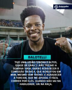 Mesmo lesionado, Wagner Balotelli marcou o gol que garantiu o acesso do Santa Cr…