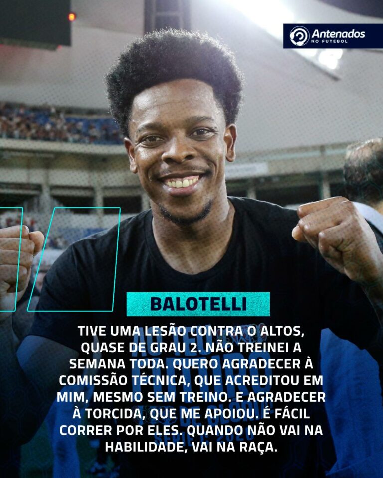 Mesmo lesionado, Wagner Balotelli marcou o gol que garantiu o acesso do Santa Cr…
