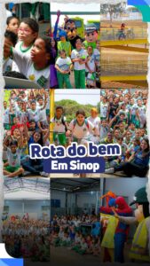 Hoje foi dia de muita aprendizagem e diversão em Sinop! 

O Rota do Bem, uniu n…