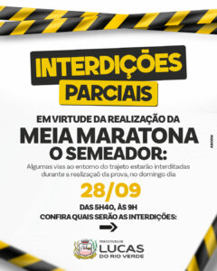 ‍ VEM AÍ A MEIA MARATONA O SEMEADOR! ‍

Nossa cidade se prepara pa…