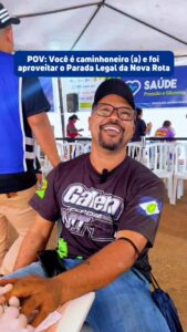 POV: você é caminhoneiro(a) e aproveitou o primeiro dia do Parada Legal em Rondo…