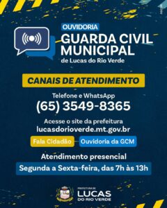 Precisa entrar em contato com a Ouvidoria da Guarda Civil Municipal? A sua voz é…