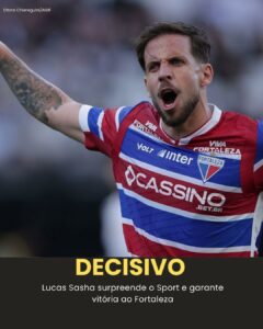 Lucas Sasha muda o jogo contra Sport ao… Ver mais