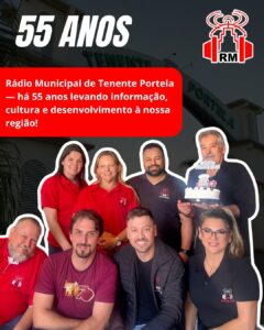 Rádio Municipal de Tenente Portela: 55 anos de história, tradição e potência re…