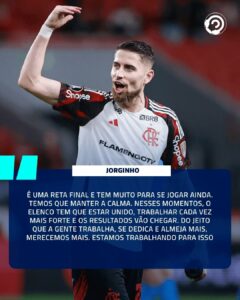 O Flamengo deixou escapar a liderança do Brasileirão, que agora pertence ao Palm…