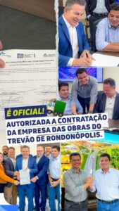 Mais um passo importante para Rondonópolis!

Foi assinada hoje a autorização pa…