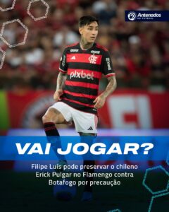 Filipe Luís pode preservar Erick Pulgar no clássico contra o Botafogo!

Mesmo re…