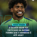 Em entrevista à ‘Revista Placar’, o goleiro Hugo Souza falou da declaração que …