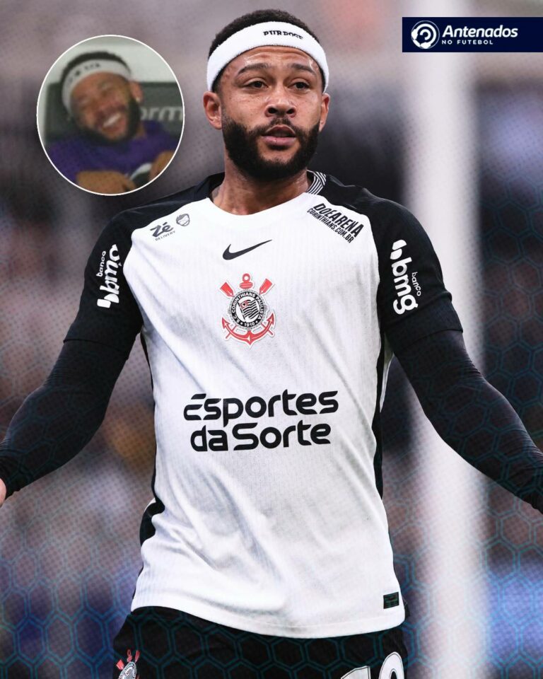 Memphis pode ser punido após ser visto rindo durante a derrota do Corinthians pa…