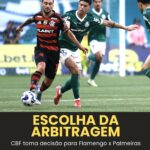 CBF decide que Flamengo x Palmeiras irá apitar o… Ver mais
