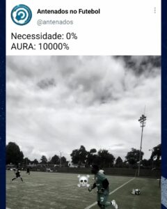 Pelo menos saiu na foto