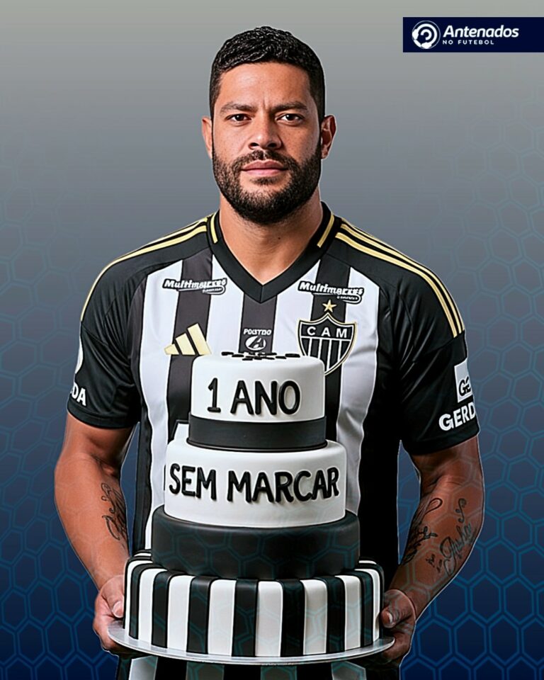 PARABÉNS!  Hulk completou um ano sem fazer gol com bola rolando no Brasileirão.