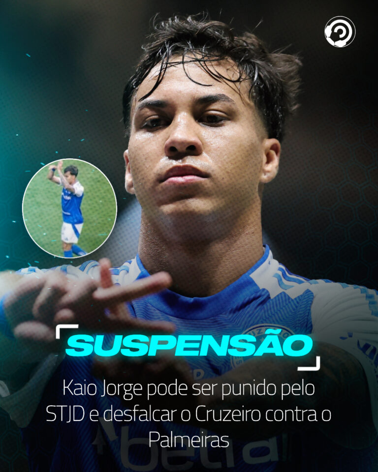 De acordo com a Itatiaia, Kaio Jorge pode ser denunciado no STJD por um gesto fe…