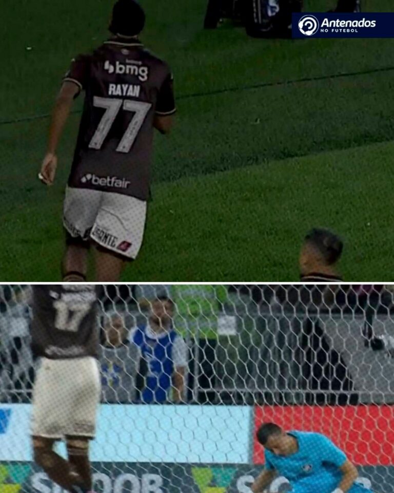 RAYAN! A joia do Vasco abriu o placar no clássico contra o Fluminense.