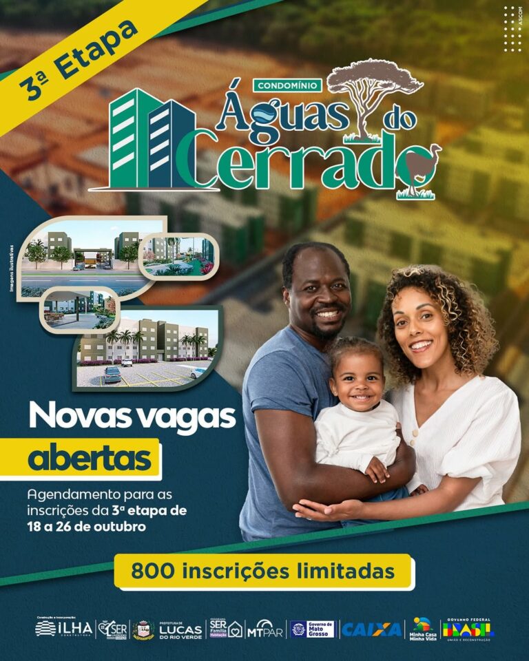 ATENÇÃO, LUCAS DO RIO VERDE! 

Já está liberado o link para o AGENDAMENTO das i…