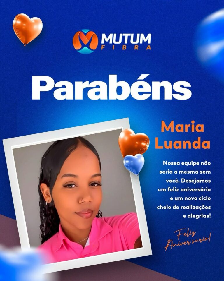 Feliz aniversário Maria Luanda, muitas felicidades e muitos anos de vida pra ti …